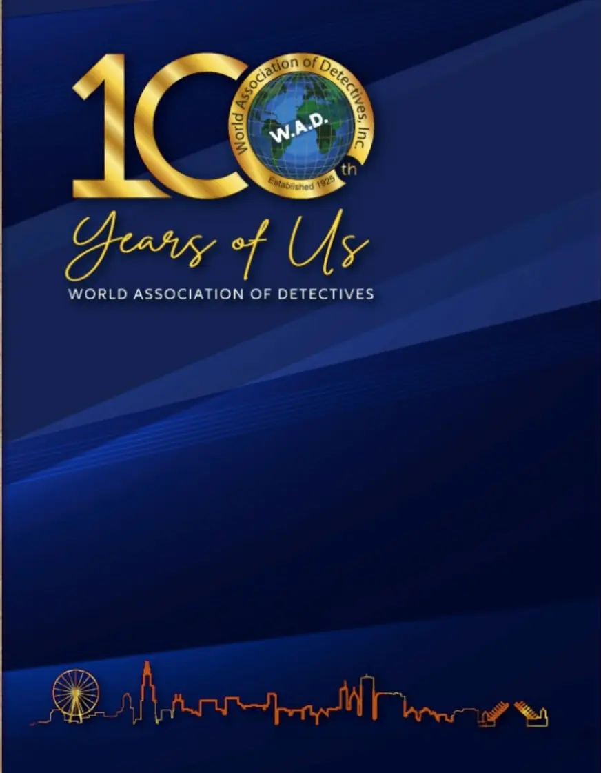 World Association of Detectives conference program book cover