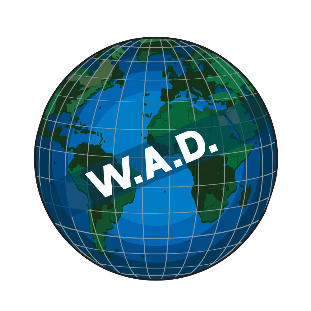 WAD logo representing the World Association of Detectives global investigator network