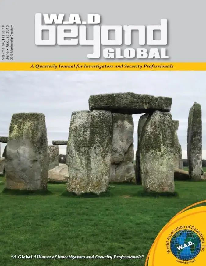 World Association of Detectives Volume 10 2013 publication cover