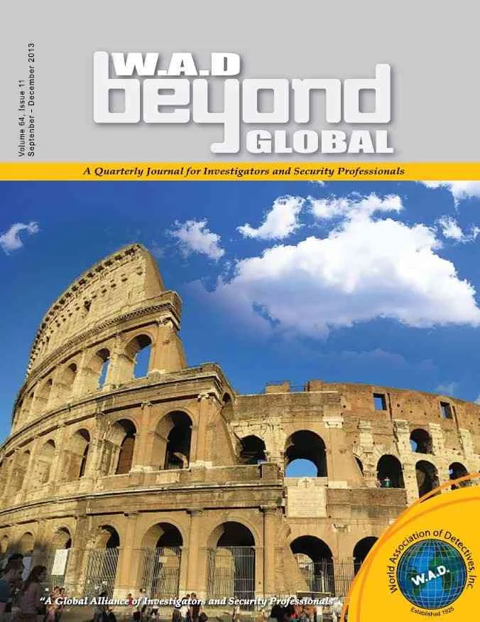 World Association of Detectives Volume 11 2013 cover featuring global investigator network