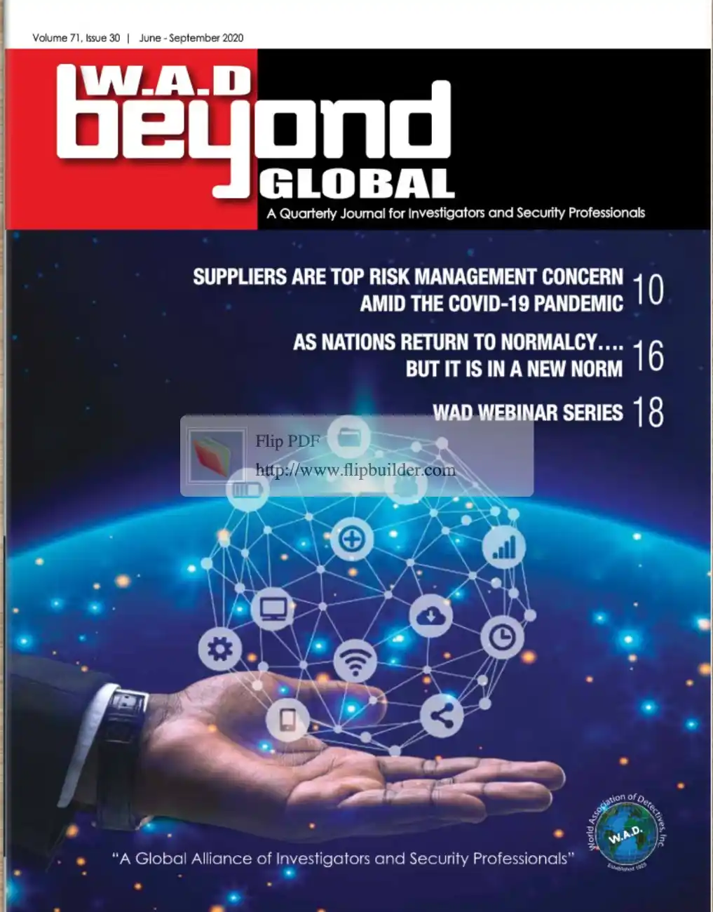 World Association of Detectives Volume 71 Issue 30 publication cover